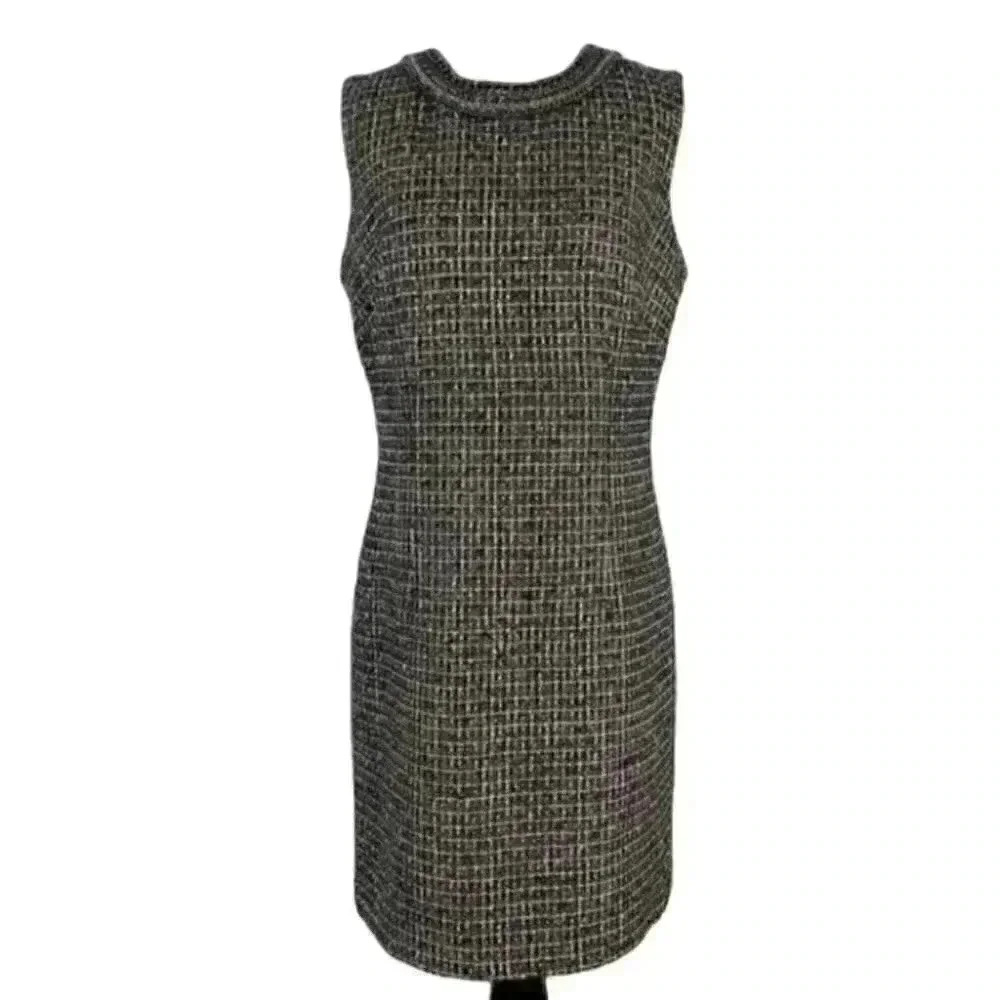 Laundry by Shelli Segal dress size 8 Woven nubby